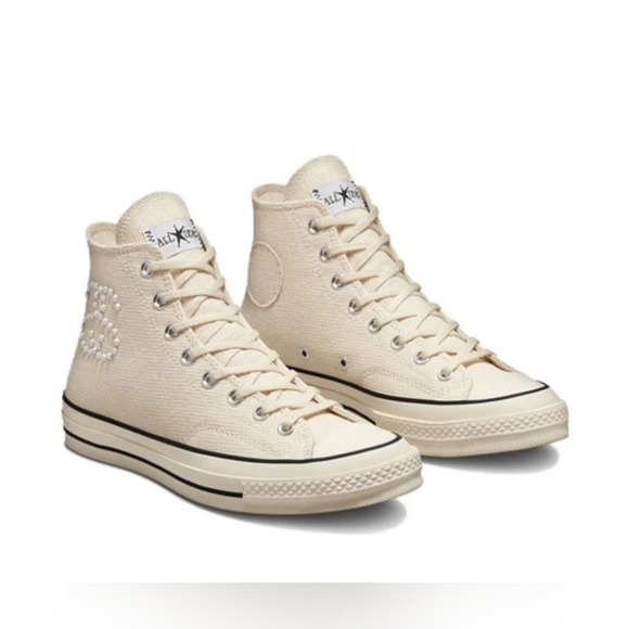 Converse X Stussy Fossil Pearl Chuck 70 High-Tops *NWT* - Picture 3 of 13